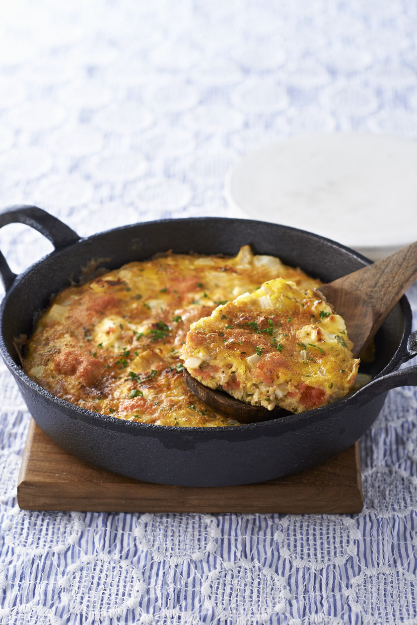 明太子スパニッシュオムレツ